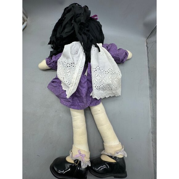 Handcrafted Rag Doll With Gerber Flex Support System Shoes 28" Tall READ - Picture 8 of 10